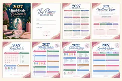 2027 Mind-Body Balance Planner Kdp interiors Product Image 2