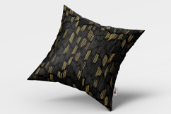 Black and Gold Brush Strokes Seamless Pattern Product Image 2