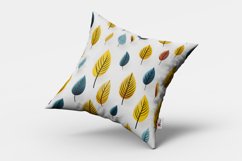 Minimal Colorful Leaves Seamless Pattern and Digital Paper Product Image 2