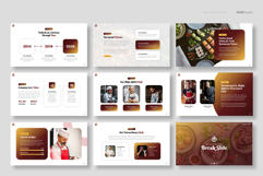 Food &amp; Restaurant Keynote Template Product Image 3