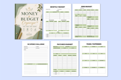 Money &amp; Budget Organizer Canva templates Product Image 2