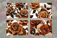 Bronze Roses Cutting Board Design - 04 Variations Product Image 2