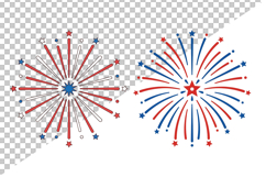 4th July Fireworks Clipart Product Image 2