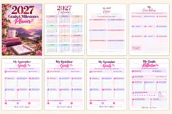2027 Goals & Milestones Planner Kdp interiors Product Image 2