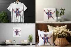 Sphynx Cat| Patriotic Clipart | 4th of July Product Image 2