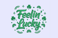 Feelin' Lucky St. Patrick's Embroidery Product Image 2