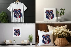 Bulldog | Patriotic Clipart | 4th of July Product Image 2