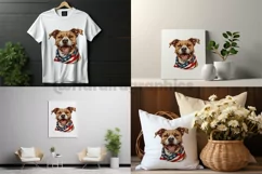 Funny Dog | Patriotic Clipart | 4th of July Product Image 2