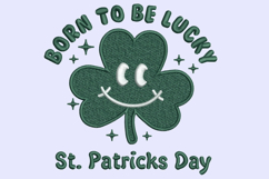 Born To Be Lucky St Patricks Day Embroidery Product Image 2
