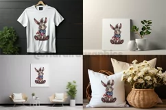 Funny Donkey | Patriotic Clipart | 4th of July Product Image 2