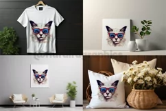 Balinese Cat | Patriotic Clipart | 4th of July Sublimation Product Image 2