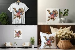 Poodle Dog | Patriotic Clipart | 4th of July Sublimations Product Image 2