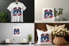 Bulldog | Patriotic Clipart | 4th of July Product Image 2