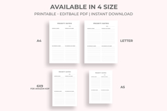 Priority Matrix Printable Product Image 2
