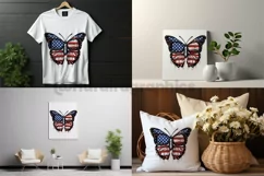 Monarch Butterfly | Patriotic Clipart | 4th of July Product Image 2