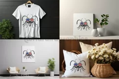 Ant | Patriotic Clipart | 4th of July Sublimation Product Image 2