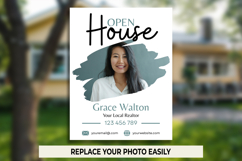 Open House Sign Template, Editable Canva Property Signage Product Image 2