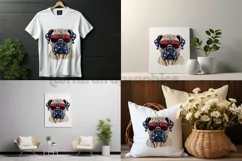 Bullmastiff | Patriotic Clipart | 4th of July Product Image 2