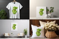 Cute Peas Clipart 04 variations Product Image 2