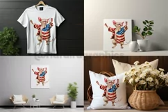 Sphynx Cat| Patriotic Clipart | 4th of July Product Image 2