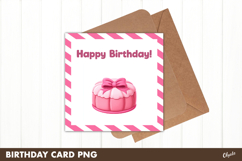 Birthday, Celebration Card PNG, Greeting Card PNG Product Image 1