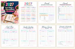 2027 Savings & Spending Planner Kdp interiors Product Image 2