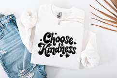 Choose Kindness SVG - 3D Glossy Hand Lettered Design Product Image 3