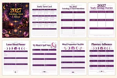2027 Astrology, Tarot & Ritual Planner Kdp interiors Product Image 2