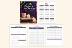 2027 Prayer & Reflection Journal Kdp interiors Product Image 2