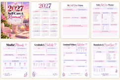 2027 Self-Care & Renewal Planner kdp interiors Product Image 2