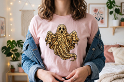 Leopard Print Ghost Clipart PNG Product Image 2