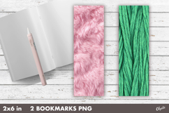 Faux Yarn Bookmark PNG. Knitting Bookmark Sublimation Product Image 1