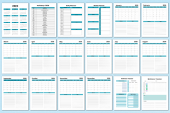 2026 Health &amp; Wellness Journal For Canva KDP Interior Product Image 2