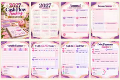2027 Cash Flow Tracking Workbook Kdp interiors Product Image 2