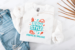 Raw Style Concrete Dreams SVG Street Graffiti Urban Design Product Image 2