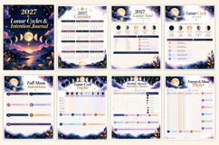 2027 Lunar Cycles & Intention Journal Kdp interiors Product Image 2