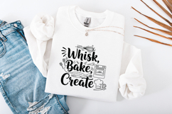 Whisk Bake Create SVG - Kitchen Baking Sublimation PNG Product Image 3