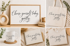 Choose Yourself Today, Gently. | SVG Product Image 2