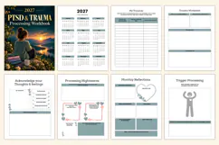2027 PTSD & Trauma Processing Workbook Kdp interiors Product Image 2