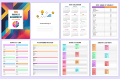 2026 Business Management Organizer Canva Templates Product Image 3