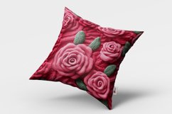 Roses Embroidery Seamless Pattern and Digital Paper Product Image 2