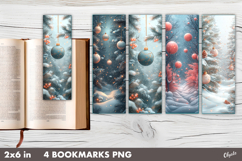 Whimsical Christmas Bookmark PNG Product Image 1