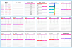 2026 Online Success Organizer Canva Templates Product Image 2