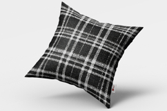 Black and White Tweed Plaid Seamless Pattern Product Image 2