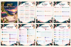 2027 Goals & Dreams Planner Kdp interiors Product Image 2