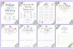 2027 Bible Reflection Journal | Scripture Study &amp; Faith Product Image 2