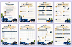 Exercise Progress Workbook | Printable Fitness Planner Product Image 2