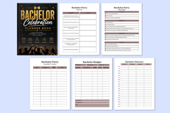 Bachelor Celebration Planner Book Canva templates Product Image 2
