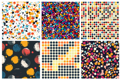 Abstract Dots Seamless Pattern and Digital paper Product Image 2