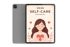 Digital 2026 Self-Care Journal Canva Template Product Image 2